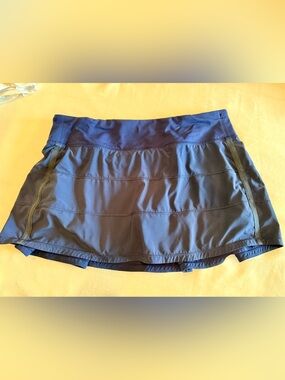 Lululemon Pace Rival Royal Blue Athletic Skirt/Skort Sz 10 GUC